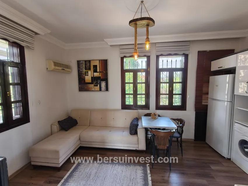 Von Bersu Yatırım, In der Nähe von Çalış Plajı, ein 2+1-wohnung mit Pool Im Wohnkomplex zum Verkauf