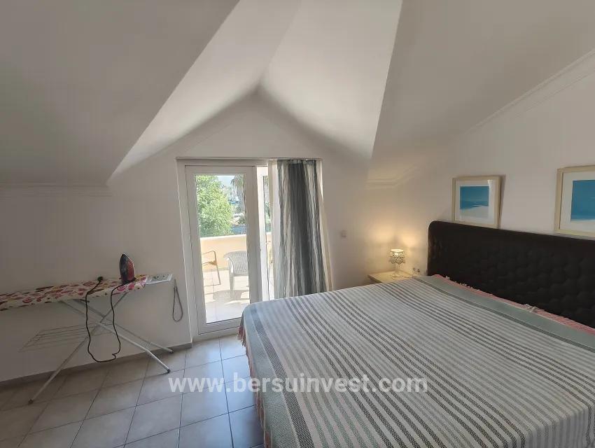 From Bersu Yatırım, Seafront Poolside Site Triplex Villa