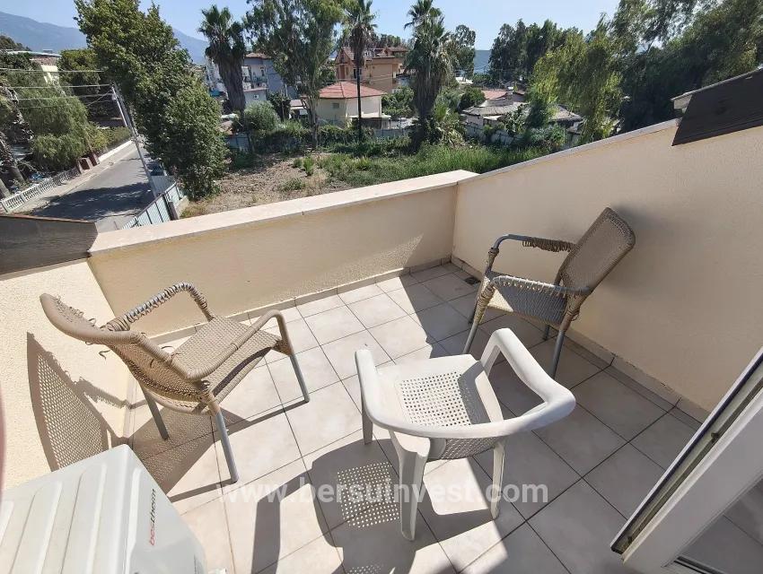 From Bersu Yatırım, Seafront Poolside Site Triplex Villa