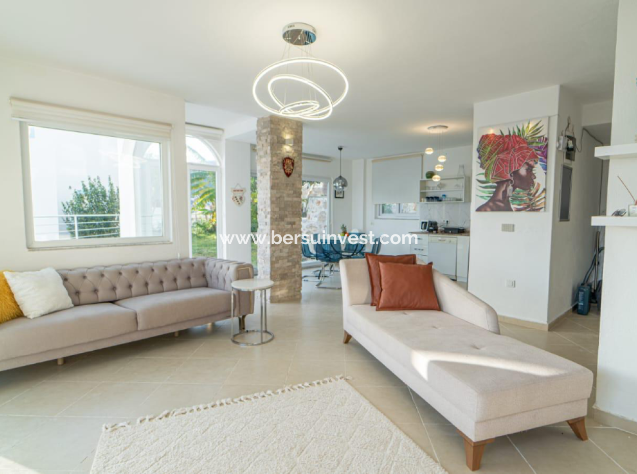 Triplex Villa With Full Sea And Princes' Islands View Detached Pool In Kalkan, Kaş