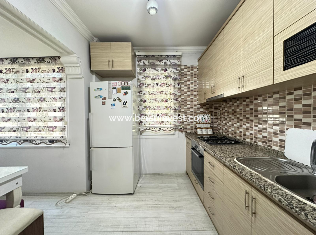 3+1 Ground Floor Apartment For Rent In Tuzla