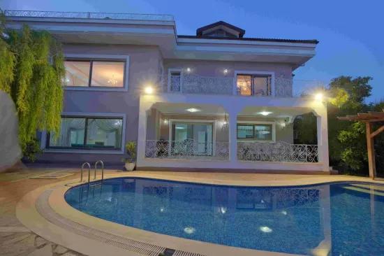 в Fethiye Karagedik 661 M² участок внутри 8+1 частная вилла с бассейном