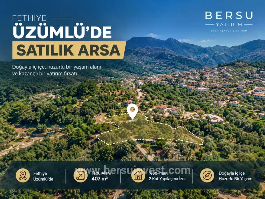 Fethiye Yeşilüzümlü Mah. Satılık Arsa - Konut İmar Durumlu - 407 m²