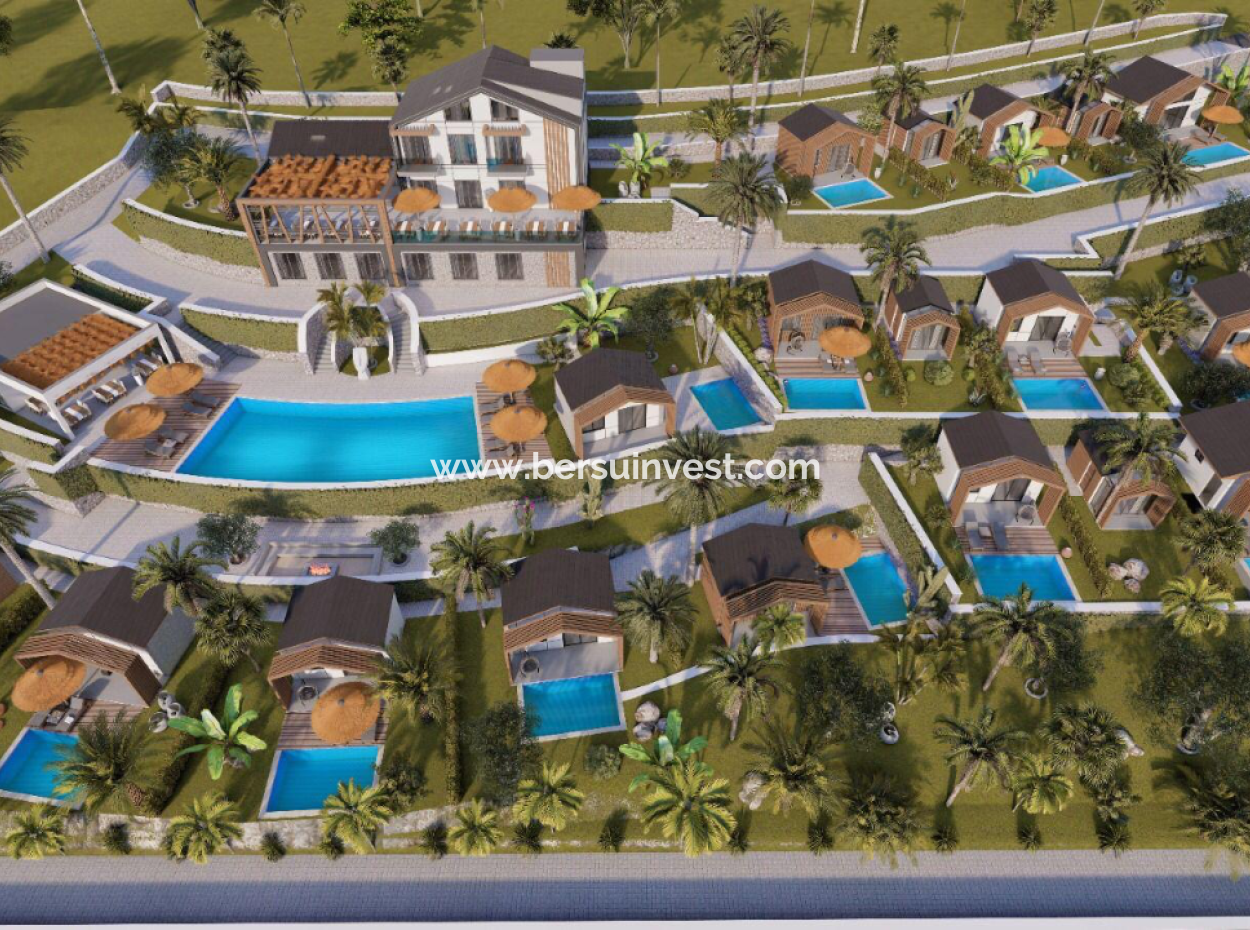 Faralya'da Otel Yapmaya Uygun Projesi Hazır Arsa