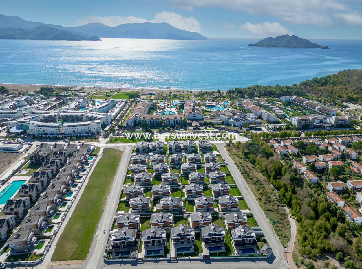 Fethiye Kargı’da Modern Tasarımlı, Bahçeli Ve Havuzlu Villa